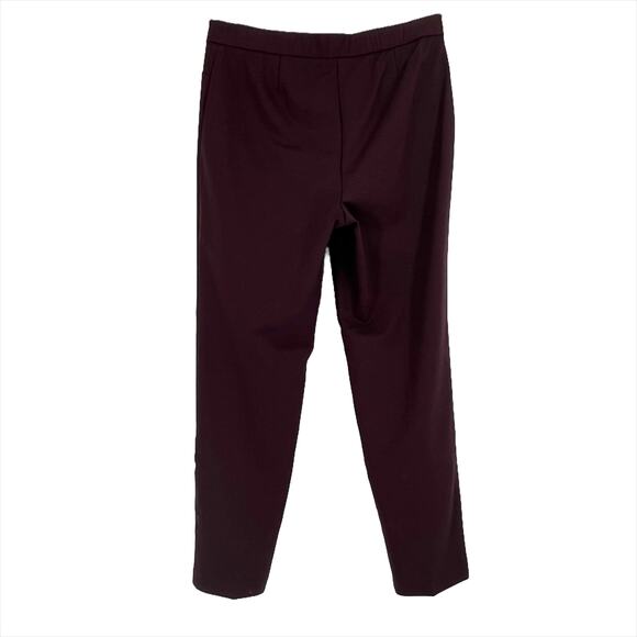 J.Jill Women's Essential Ponte Slim-Leg Pants in Dark Fig Size Medium - Picture 3 of 6